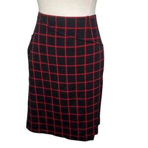 J. Jill Ponte Knit Faux Wrap Skirt